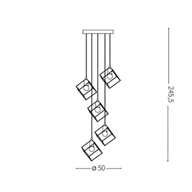 Hanging lamp/ I SP5/ IL
