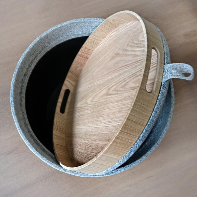 Stool / Container - dark gray