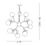 Chandelier and wall lamp/K 12 / IL