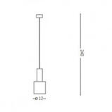 Hanging and wall lamp/ H SP3/ IL