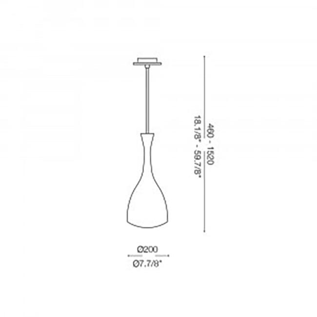 Hanging lamp/ M SP2/ IL