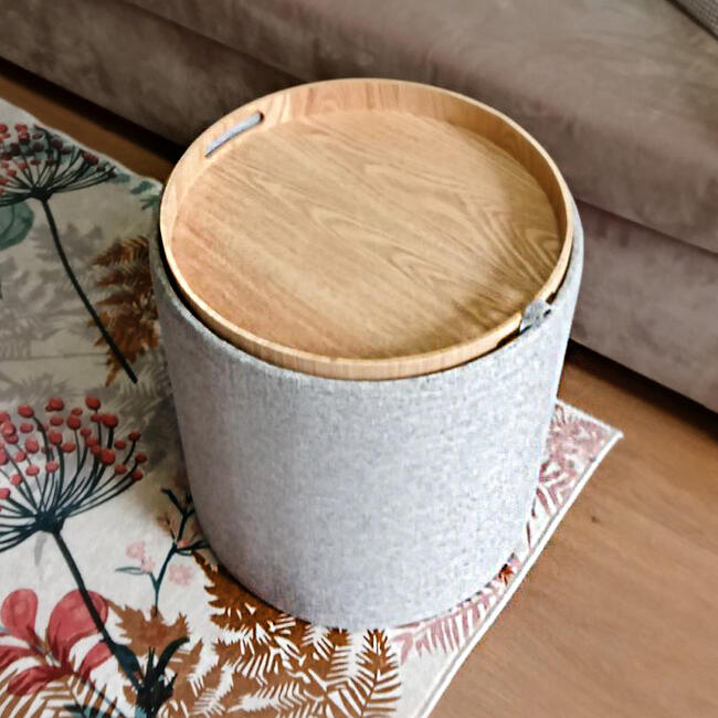 Stool / Container - dark gray